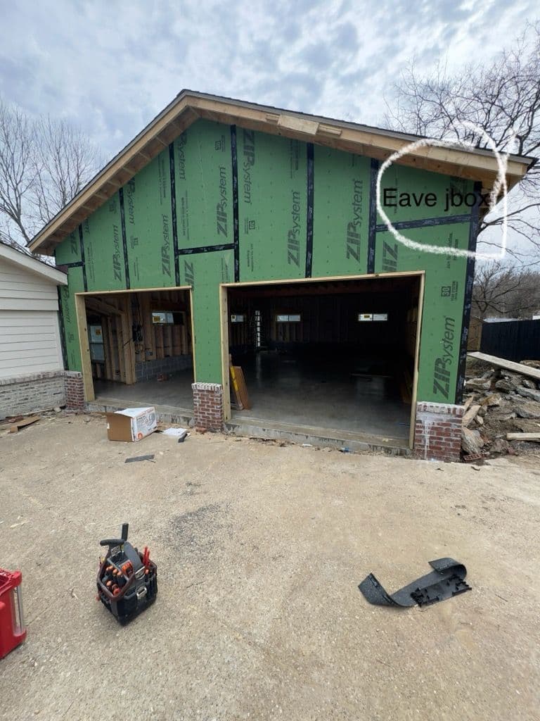 Electrical Installation for Garage Addition image